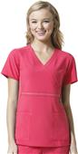 Carhartt Cross Flex Knit Mix Wrap Scrub Top Carhartt Cross Flex Knit Mix Wrap Scrub Top