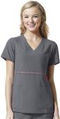 Carhartt Cross Flex Knit Mix Wrap Scrub Top Carhartt Cross Flex Knit Mix Wrap Scrub Top