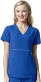 Carhartt Cross Flex Knit Mix Wrap Scrub Top Carhartt Cross Flex Knit Mix Wrap Scrub Top