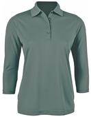 Century Place Paragon Lady Palm 3/4 Sleeve Polo Century Place Paragon Lady Palm 3/4 Sleeve Polo