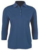 Century Place Paragon Lady Palm 3/4 Sleeve Polo Century Place Paragon Lady Palm 3/4 Sleeve Polo