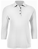 Century Place Paragon Lady Palm 3/4 Sleeve Polo Century Place Paragon Lady Palm 3/4 Sleeve Polo