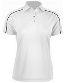 Century Place Lady Sierra Mesh Shoulder Trim Polo Century Place Lady Sierra Mesh Shoulder Trim Polo