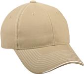 OC Sports Twill Visor Piping Accent Ball Cap OC Sports Twill Visor Piping Accent Ball Cap
