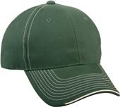 OC Sports Twill Visor Piping Accent Ball Cap OC Sports Twill Visor Piping Accent Ball Cap
