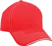 OC Sports Twill Visor Piping Accent Ball Cap OC Sports Twill Visor Piping Accent Ball Cap