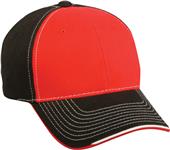 OC Sports Twill Visor Piping Accent Ball Cap OC Sports Twill Visor Piping Accent Ball Cap