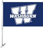 Collegiate Washburn 2-Sided 11"x18" Car Flag Collegiate Washburn 2-Sided 11"x18" Car Flag