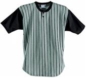 Badger 2-Button Placket Pinstripe Baseball Jerseys