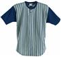 Badger 2-Button Placket Pinstripe Baseball Jerseys
