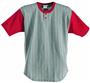 Badger 2-Button Placket Pinstripe Baseball Jerseys