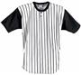 Badger 2-Button Placket Pinstripe Baseball Jerseys