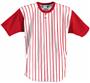 Badger 2-Button Placket Pinstripe Baseball Jerseys