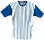 Badger 2-Button Placket Pinstripe Baseball Jerseys