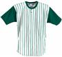 Badger 2-Button Placket Pinstripe Baseball Jerseys