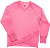 J America Ladies Oasis Wash V-Neck Sweatshirt J America Ladies Oasis Wash V-Neck Sweatshirt