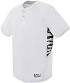 High Five Bandit Print 2-Button Baseball Jersey High Five Bandit Print 2-Button Baseball Jersey