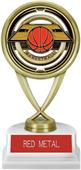 7" Basketball Saturn Trophy on Marble Base 7" Basketball Saturn Trophy on Marble Base