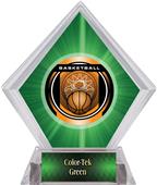 2" Legacy Basketball Green Diamond Ice Trophy 2" Legacy Basketball Green Diamond Ice Trophy