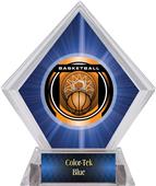 2" Legacy Basketball Blue Diamond Ice Trophy 2" Legacy Basketball Blue Diamond Ice Trophy