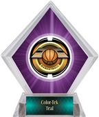 Awards Saturn Basketball Purple Diamond Ice Trophy Awards Saturn Basketball Purple Diamond Ice Trophy