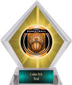 Awards Legacy Basketball Yellow Diamond Ice Trophy Awards Legacy Basketball Yellow Diamond Ice Trophy