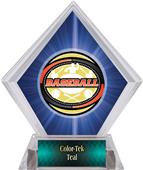 Awards Classic Baseball Blue Diamond Ice Trophy Awards Classic Baseball Blue Diamond Ice Trophy