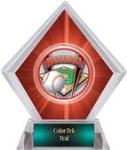 ProSport Baseball Red Diamond Ice Trophy Label ProSport Baseball Red Diamond Ice Trophy Label