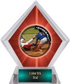 P.R.2 Baseball Red Diamond Ice Trophy Label P.R.2 Baseball Red Diamond Ice Trophy Label