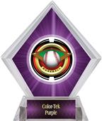 2" Saturn Baseball Purple Diamond Ice Trophy 2" Saturn Baseball Purple Diamond Ice Trophy