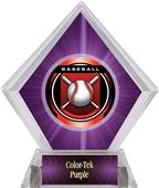 2" Legacy Baseball Purple Diamond Ice Trophy 2" Legacy Baseball Purple Diamond Ice Trophy