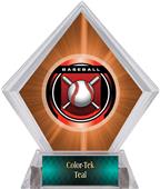 Awards Legacy Baseball Orange Diamond Ice Trophy Awards Legacy Baseball Orange Diamond Ice Trophy