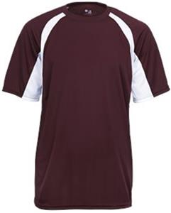 MAROON/WHITE