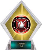 Awards Legacy Baseball Yellow Diamond Ice Trophy Awards Legacy Baseball Yellow Diamond Ice Trophy