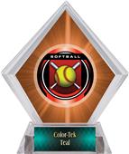 Awards Legacy Softball Orange Diamond Ice Trophy Awards Legacy Softball Orange Diamond Ice Trophy