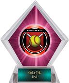 Awards Legacy Softball Pink Diamond Ice Trophy Awards Legacy Softball Pink Diamond Ice Trophy