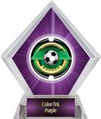 2" Saturn Soccer Purple Diamond Ice Trophy 2" Saturn Soccer Purple Diamond Ice Trophy