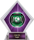 2" Legacy Soccer Purple Diamond Ice Trophy 2" Legacy Soccer Purple Diamond Ice Trophy