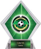 2" Saturn Soccer Green Diamond Ice Trophy 2" Saturn Soccer Green Diamond Ice Trophy