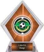 2" Saturn Soccer Orange Diamond Ice Trophy 2" Saturn Soccer Orange Diamond Ice Trophy