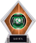 2" Legacy Soccer Orange Diamond Ice Trophy 2" Legacy Soccer Orange Diamond Ice Trophy
