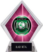 2" Legacy Soccer Pink Diamond Ice Trophy 2" Legacy Soccer Pink Diamond Ice Trophy