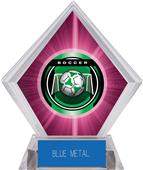 2" Legacy Soccer Pink Diamond Ice Trophy 2" Legacy Soccer Pink Diamond Ice Trophy