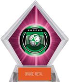 2" Legacy Soccer Pink Diamond Ice Trophy 2" Legacy Soccer Pink Diamond Ice Trophy