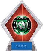 2" Legacy Soccer Red Diamond Ice Trophy 2" Legacy Soccer Red Diamond Ice Trophy