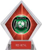 2" Legacy Soccer Red Diamond Ice Trophy 2" Legacy Soccer Red Diamond Ice Trophy