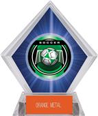 2" Legacy Soccer Blue Diamond Ice Trophy 2" Legacy Soccer Blue Diamond Ice Trophy