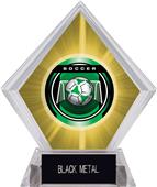 2" Legacy Soccer Yellow Diamond Ice Trophy 2" Legacy Soccer Yellow Diamond Ice Trophy