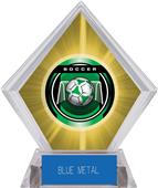 2" Legacy Soccer Yellow Diamond Ice Trophy 2" Legacy Soccer Yellow Diamond Ice Trophy