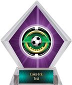 Awards Saturn Soccer Purple Diamond Ice Trophy Awards Saturn Soccer Purple Diamond Ice Trophy